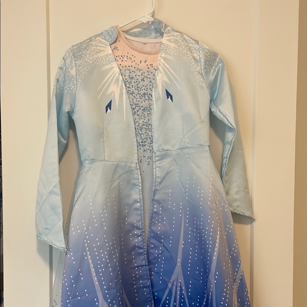 Frozen robe and  Long Sleeve Dress costume